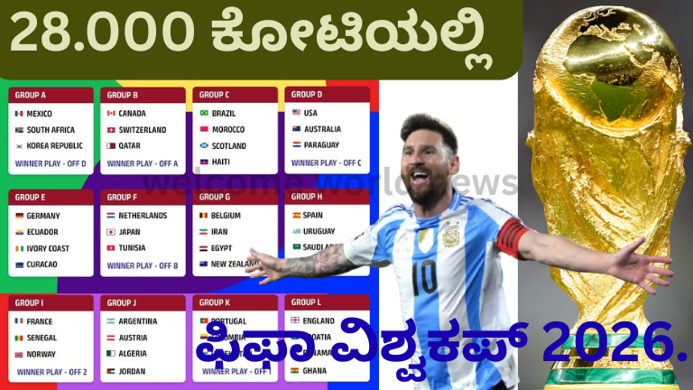 28.000 ಕೋಟಿಯಲ್ಲಿ ನಿರ್ಮಾಣವಾದ ಫಿಫಾ ವಿಶ್ವಕಪ್ 2026.